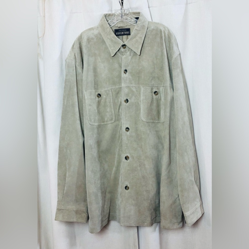 Vintage 1980's John Ashford Soft Leather Flannel Lined Barn Coat Men's Size XL
